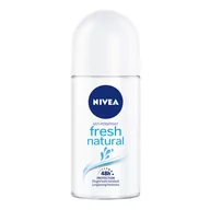 Dezodoranty i antyperspiranty dla kobiet - Nivea antyperspirant FRESH NATURAL kulka 50ml - miniaturka - grafika 1