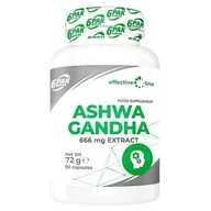 Suplementy naturalne - 6PAK Nutrition Effective Line Ashwagandha 90 kapsułek (5902811812542) - miniaturka - grafika 1