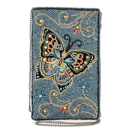 Mary Frances Motyl z koralikami crossbody torba na telefon komórkowy kopertówka nowość torebka wieczorowa, wielokolorowa
