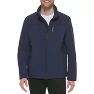 Kurtki męskie - Calvin Klein Męska kurtka softshell, Nowy granat, XL - miniaturka - grafika 1