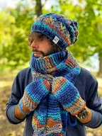 Czapki męskie - Męska czapka MERINO 50% Górski potok SMILE - miniaturka - grafika 1