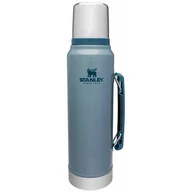 Termosy - Stanley Termos stalowy LEGENDARY CLASSIC 1000 ml z rączką (niebieski jasny) HAMMERTONE ICE 10-08266-033 - miniaturka - grafika 1