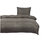 Pościel - Pościel 140 x 200 2cz Satynowa Pasy Ramiro 05 - miniaturka - grafika 1