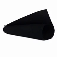 Dekoratorstwo - Filc 1mm, wełna/wiskoza, 20x30 cm- czarny - miniaturka - grafika 1