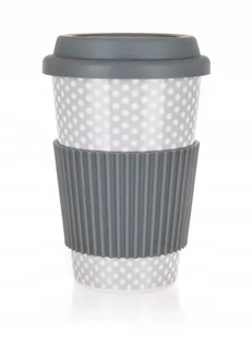 Kubek Na Kawę Herbatę Z Silikonową Pokrywką 400 Ml - Kubki - miniaturka - grafika 1