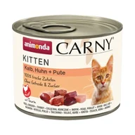 Mokra karma dla kotów - animonda Carny mokra karma dla kociąt Cielęcina, kurczak i indyk 12x200 g - miniaturka - grafika 1