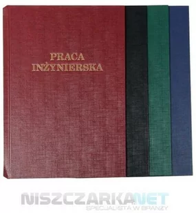 Opus Okładka twarda - O.HARD COVER Classic 304x212mm / NIEBIESKA / 10par / Praca Inżynierska (A4+ pionowa) O.643264 - Dyplomy i okładki - miniaturka - grafika 1