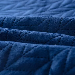Narzuta 240 x 260 Pikowana Velvet Moxie Granat - Narzuty - miniaturka - grafika 3