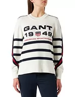 Swetry damskie - GANT Sweter damski, Eggshell, S - miniaturka - grafika 1