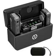 Akcesoria fotograficzne - Hollyland Lark Max system bezprzewodowy audio (2xTX -RX) z mikrofonami typu lavalier - miniaturka - grafika 1
