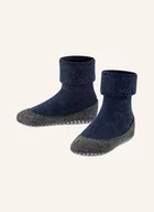 Skarpetki damskie - Falke Skarpety Antypoślizgowe Cosyshoe blau - miniaturka - grafika 1