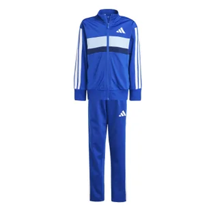 Komplet dresów dziecięcy adidas SEASONAL ESSENTIALS TIBERIO niebieski JC7512 - Spodnie sportowe męskie - miniaturka - grafika 1