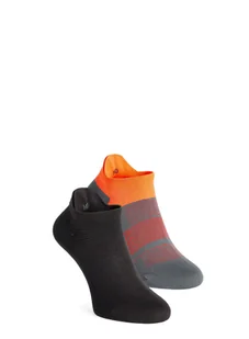 Skarpety biegowe Under Armour ArmourDry Run Lite 2 Pack – gray/black - Skarpetki i podkolanówki sportowe - miniaturka - grafika 1