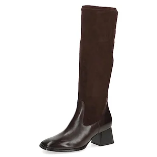 Caprice Damskie 9-25527-41 sznurowane botki na obcasie, brązowe, 37 EU, brązowy, 37 EU - Botki damskie - miniaturka - grafika 1