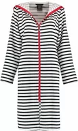 Szlafroki damskie - Cawo Szlafrok damski Comfort Zip Hooded White - miniaturka - grafika 1