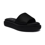 Klapki i japonki damskie - Calvin Klein Klapki z dodatkiem skóry - miniaturka - grafika 1