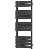 Grzejniki pokojowe - Mexen Ceres grzejnik łazienkowy 1200 x 500 mm, 610 W, czarny - miniaturka - grafika 1