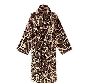Szlafrok unisex Roberto Cavalli Linx Cappuccio-XXL - Piżamy damskie - miniaturka - grafika 1