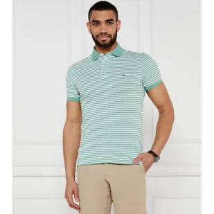 Tommy Hilfiger Polo Slim Fit pique - Koszule męskie - miniaturka - grafika 1