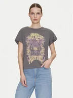 Koszulki i topy damskie - Noisy May T-Shirt Gaby 27033385 Szary Regular Fit - miniaturka - grafika 1