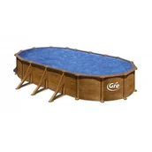 Baseny ogrodowe - Basen GRE owalny KIT730W 7.3 x 3.75 m - miniaturka - grafika 1