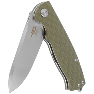 Nóż składany Bestech Grampus Olive G10, Stonewashed / Satin D2 (BG02B) - Noże - miniaturka - grafika 6