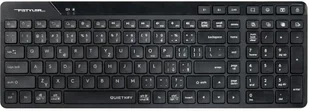A4tech FStyler FBK27C AS, bezdrátová Dual mode Bluetooth+2,4G klávesnice, CZ, černá FBK27CAS-BK - Klawiatury - miniaturka - grafika 1