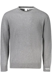 PEPE JEANS MĘSKI SZARY SWETER - Pepe Jeans - Koszulki męskie - miniaturka - grafika 1