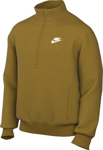 Nike DD4732-716 M NSW Club BB Hz Topy Długa koszulka Męska Brąz/Brąz/Biały Rozmiar XS
