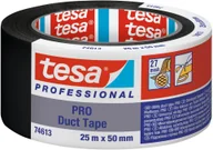 Folie i taśmy malarskie - tesa PRO 74613 Duct Tape schwarz - miniaturka - grafika 1
