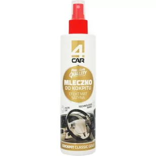 Mleczko do kokpitu Classic Gold - Mat 300 ml 4CAR Premium Quality - Kosmetyki samochodowe - miniaturka - grafika 1