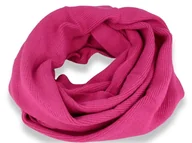 Apaszki i szaliki damskie - Ciepły komin włoska produkcja różowy - miniaturka - grafika 1
