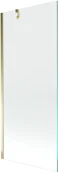 Parawany nawannowe - Mexen Next parawan nawannowy 1-skrzydłowy 80 x 150 cm, transparent, złoty - 895-080-000-00-00-50 - miniaturka - grafika 1