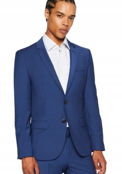 HUGO MARYNARKA GARNITUROWA NIEBIESKA NA GUZIKI 50 JSH