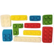 Dodatki do ciast w proszku - Cukrowe klocki na tort 10 szt. mix - miniaturka - grafika 1