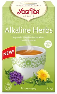Yogi Tea Herbatka zioła alkaliczne (mniszek, pokrzywa, lawenda) BIO (17 x 2,1 g) 35,7 g 000-B96F-34176 - Herbata - miniaturka - grafika 1