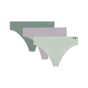 Majtki damskie - Damska bielizna treningowa (3-pack) Under Armour UA Pure Stretch NS Thong - multikolor - miniaturka - grafika 1