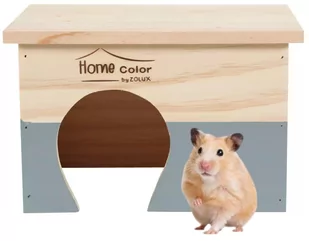 Zolux Home Color domek prostokątny jeż gryzonie - Akcesoria dla gryzoni - miniaturka - grafika 1