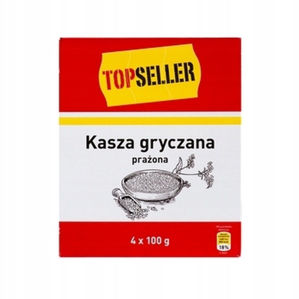 Kasza gryczana prażona Topseller 4 x 100 g