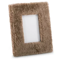 Ramki na zdjęcia - Ameliahome Ramka Na Zdjęcia Fur 21X26 Brązowa - miniaturka - grafika 1