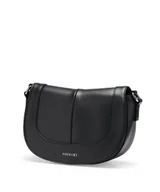 Torebki damskie - Mała Torebka Damska Listonoszka Na Pasku PUCCINI Czarna BK1241205M-1 - miniaturka - grafika 1