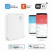 Akcesoria do monitoringu - Czujnik zalania WiFi TUYA SmartLife NEW alarm dźwiękowy - miniaturka - grafika 1