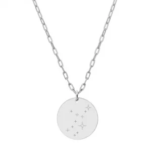 Naszyjnik damski znaki zodiaku konstelacje ze stali szlachetnej Panna - Manoki - Naszyjniki - miniaturka - grafika 1