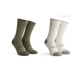 Skarpetki zimowe unisex Rogelli Merino z owczej wełny 2-pack - Skarpetki kolarskie - miniaturka - grafika 1