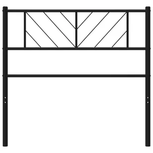 Metalowe wezgłowie, czarne, 75 cm Lumarko! - Inne meble do sypialni - miniaturka - grafika 4