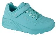 Moda i Uroda OUTLET - Skechers Uno Lite 310451L-TURQ, dla dziewczynki, buty sneakers, Niebieski - miniaturka - grafika 1