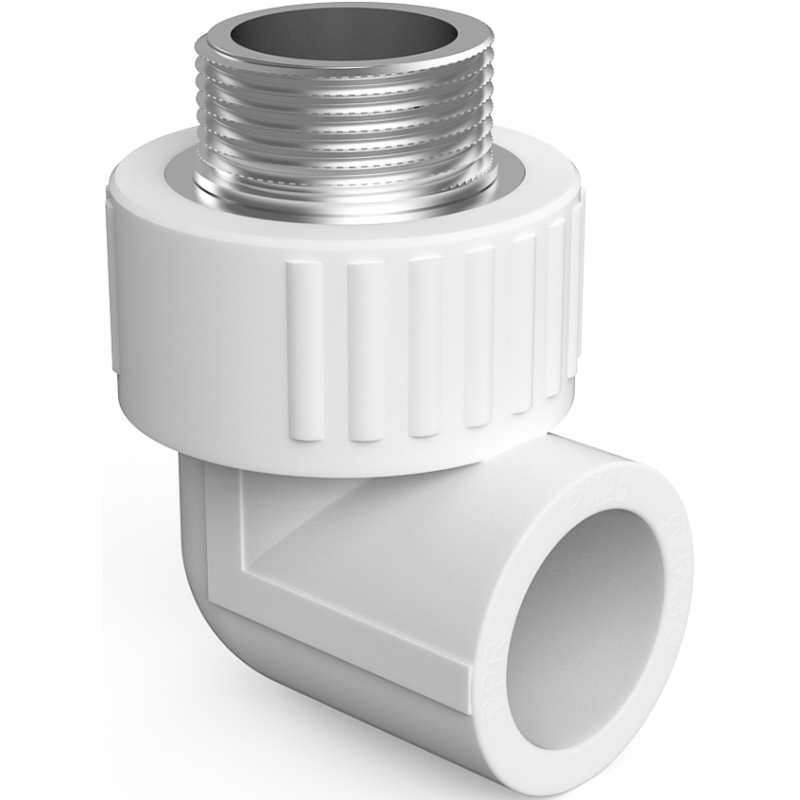 Mexen PPR kolano 90° zgrzewane do rur PPR 40 x 5/4 GZ - W97327-4054M-00