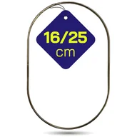 Wyposażenie pokoiku dziecięcego - Elipsa ZŁOTA POŁYSK Łapacz snów makrama na ścianę dekoracyjna obręcz owal baza - miniaturka - grafika 1