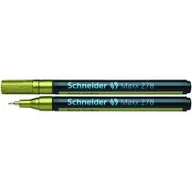 Markery permanentne - Schneider Marker olejny Maxx 278, 0,8 mm, złoty SR127853 - miniaturka - grafika 1