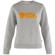 Bluzy sportowe damskie - Bluza damska Fjällräven Fjällräven Logo Sweater W Rozmiar: S / Kolor: jasnoszary - miniaturka - grafika 1